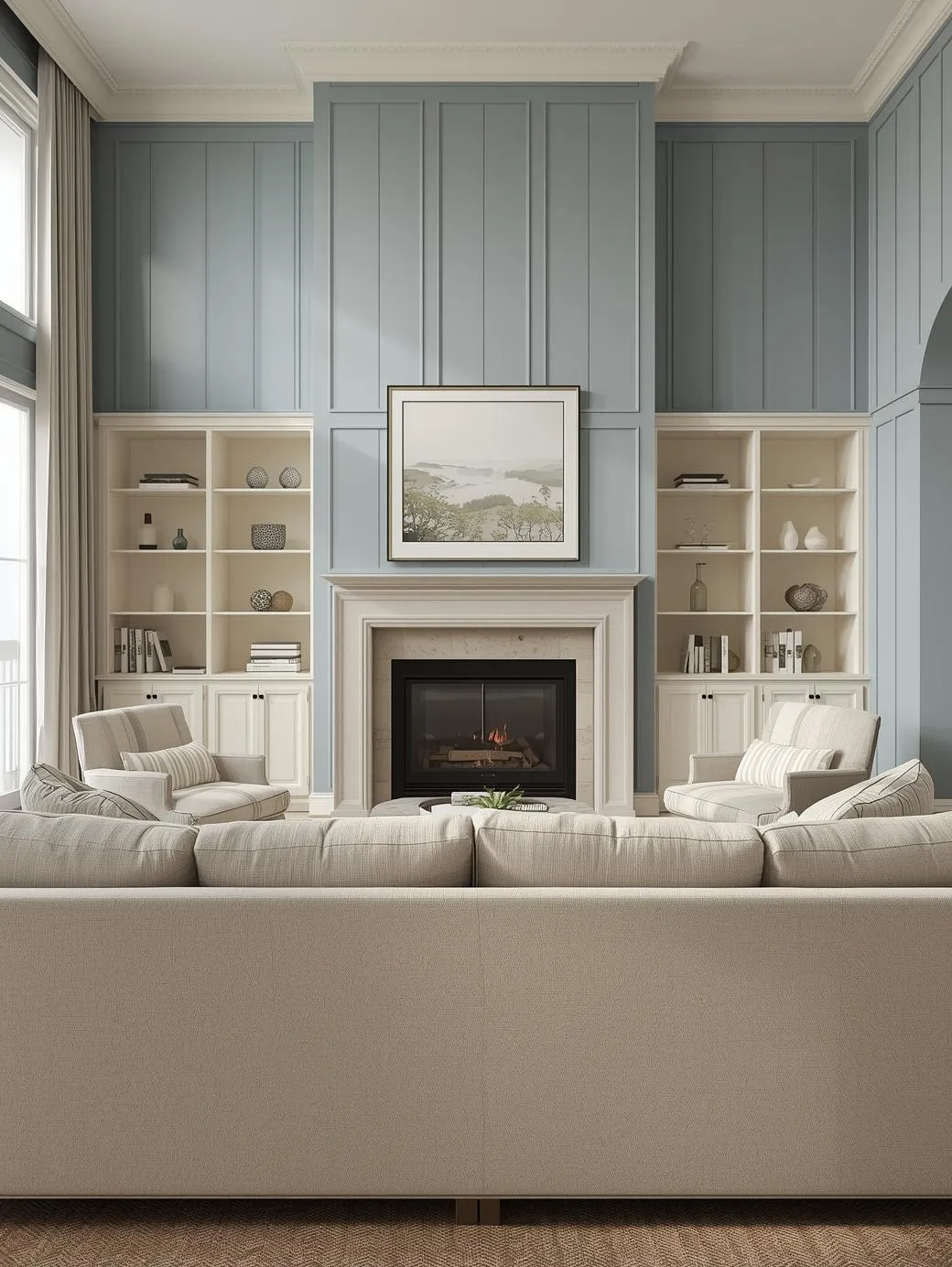 Coastal Living Room Design