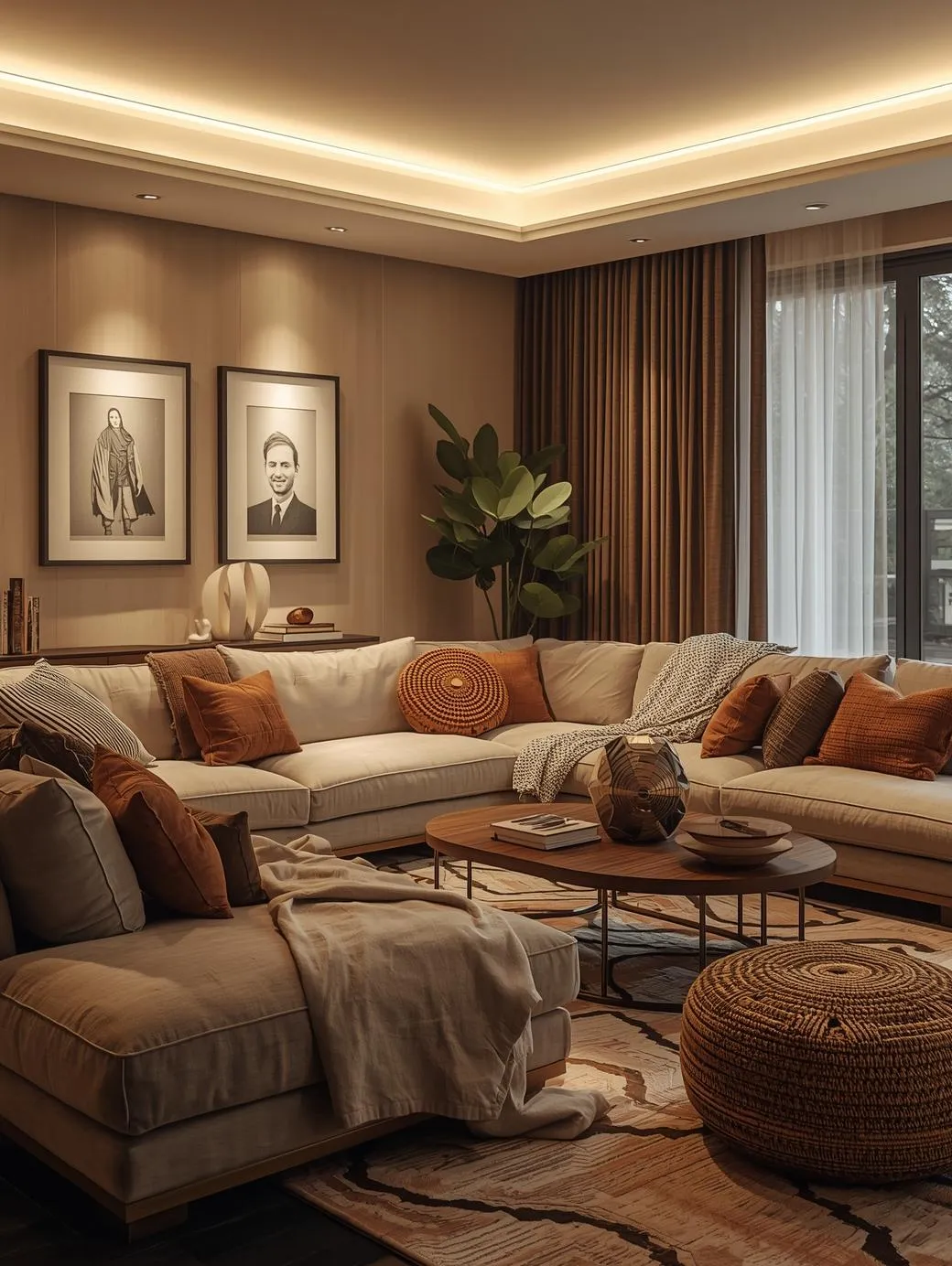 Comfort-focused living room