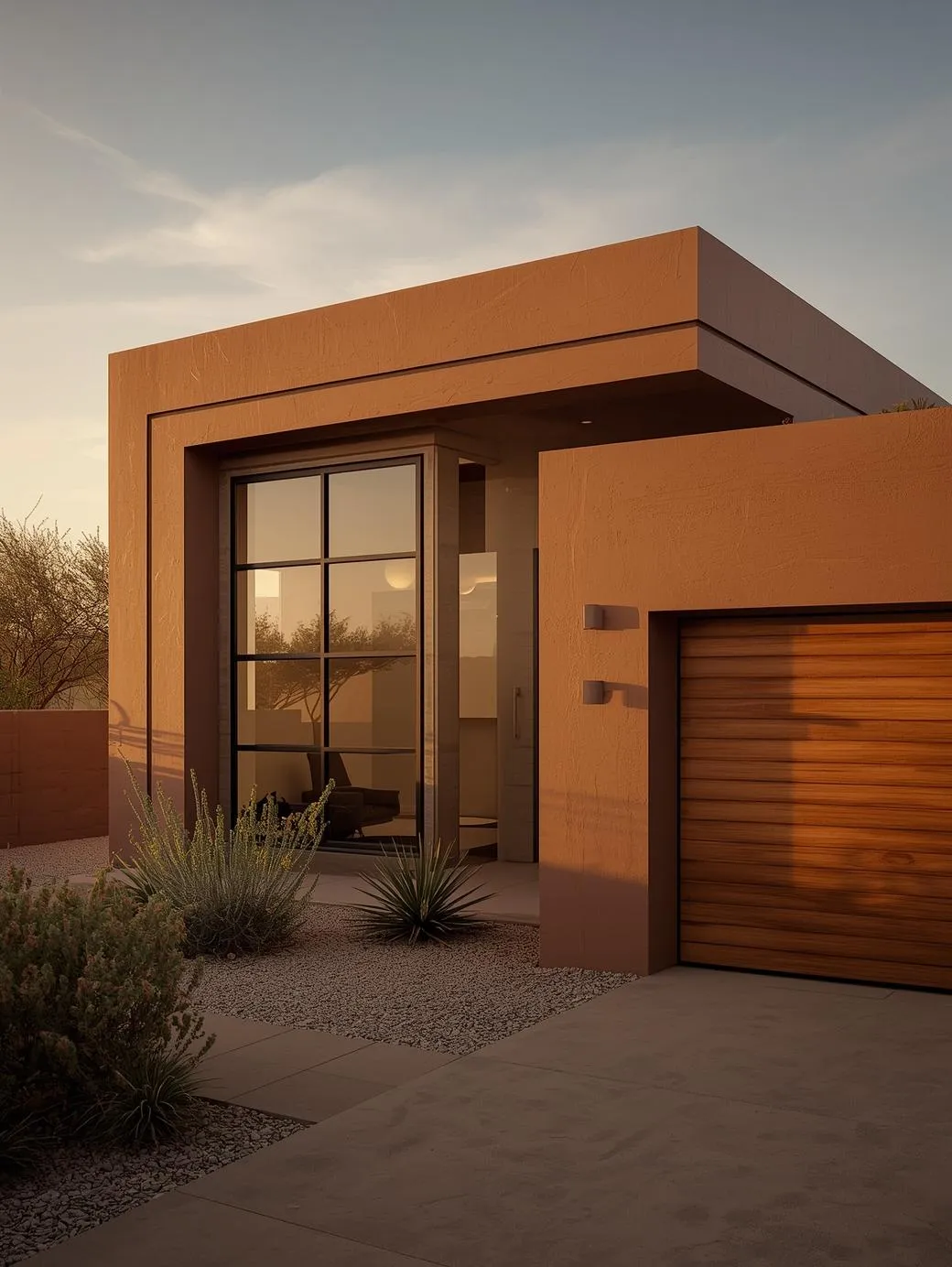 Contemporary-desert-modern-home-exterior