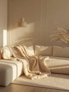 Cozy minimalist living room