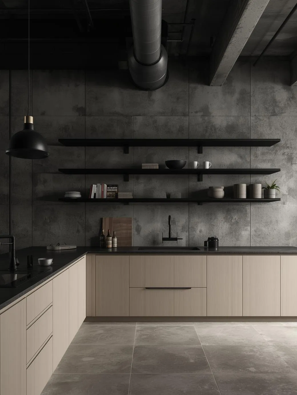 Charcoal Kitchen Design