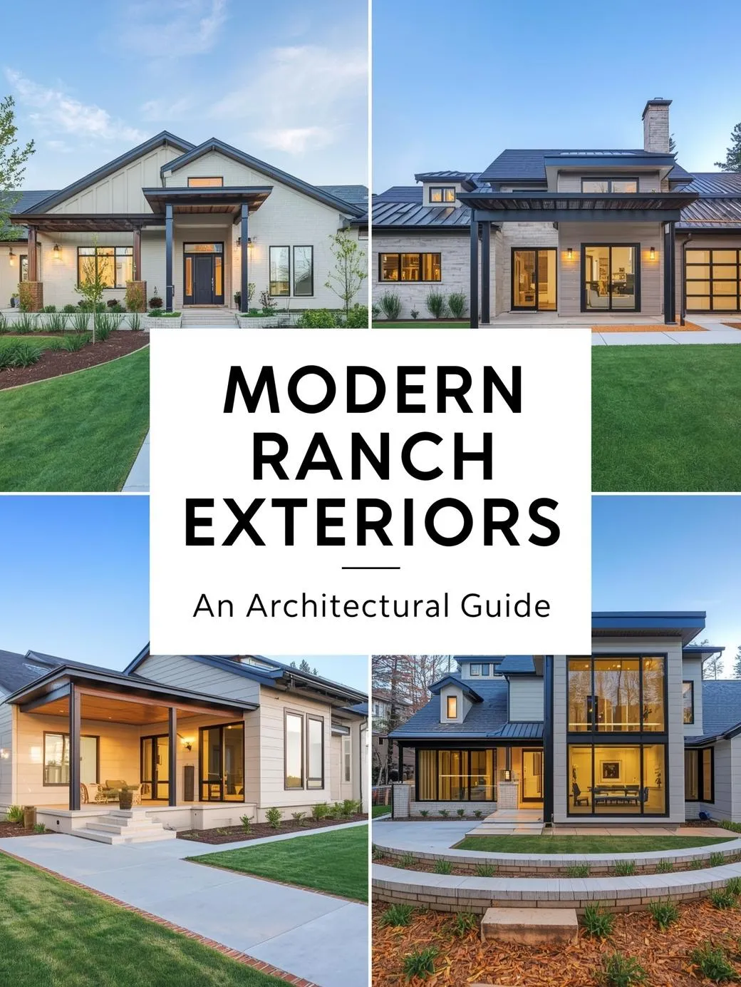 Modern Ranch Exteriors an architectural guide