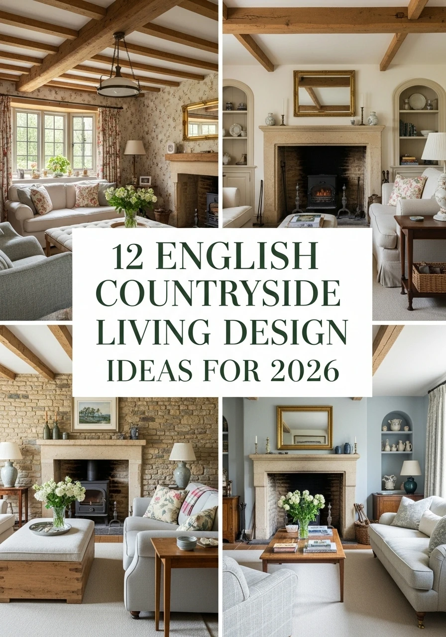 12 English Countryside Living Room Design Ideas for 2026