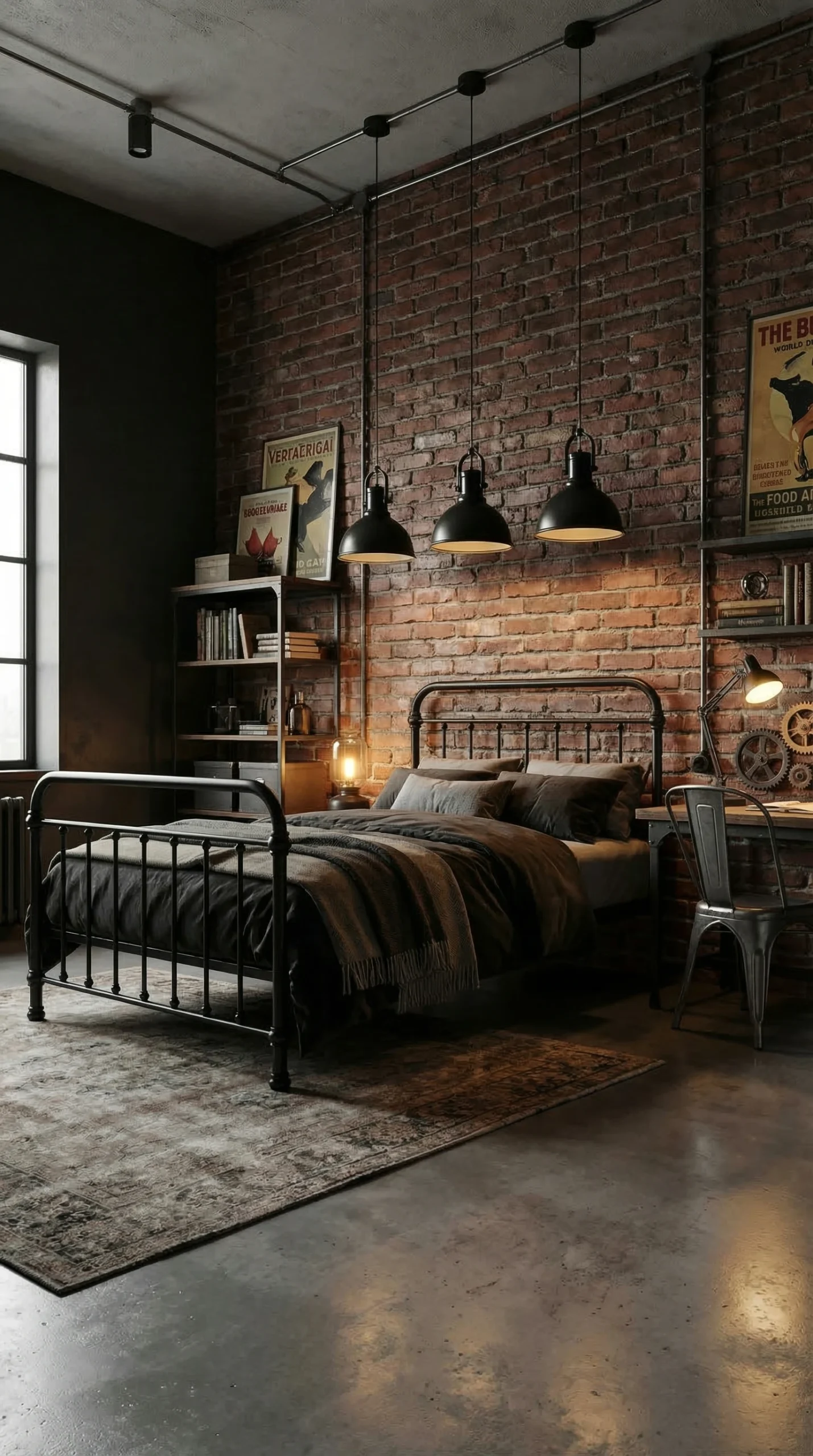 Black bedroom design ideas