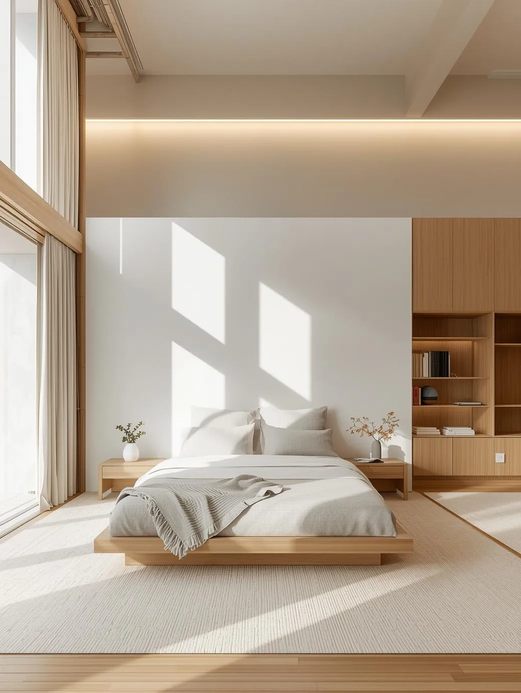Modern Japandi Bedroom