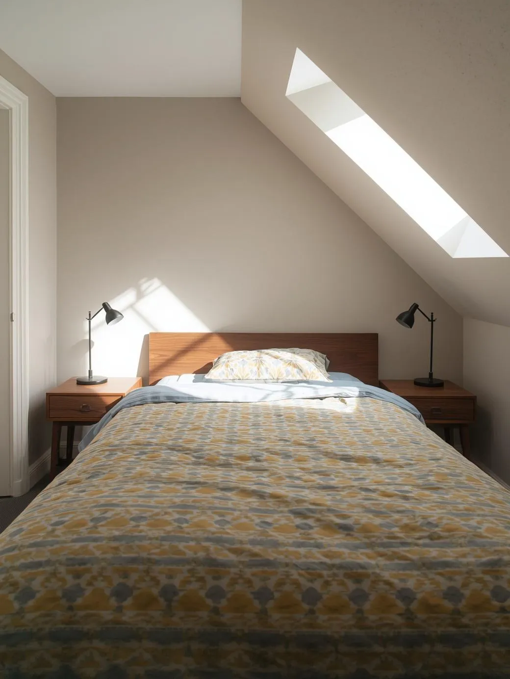 Mid-century-apartment Bedroom