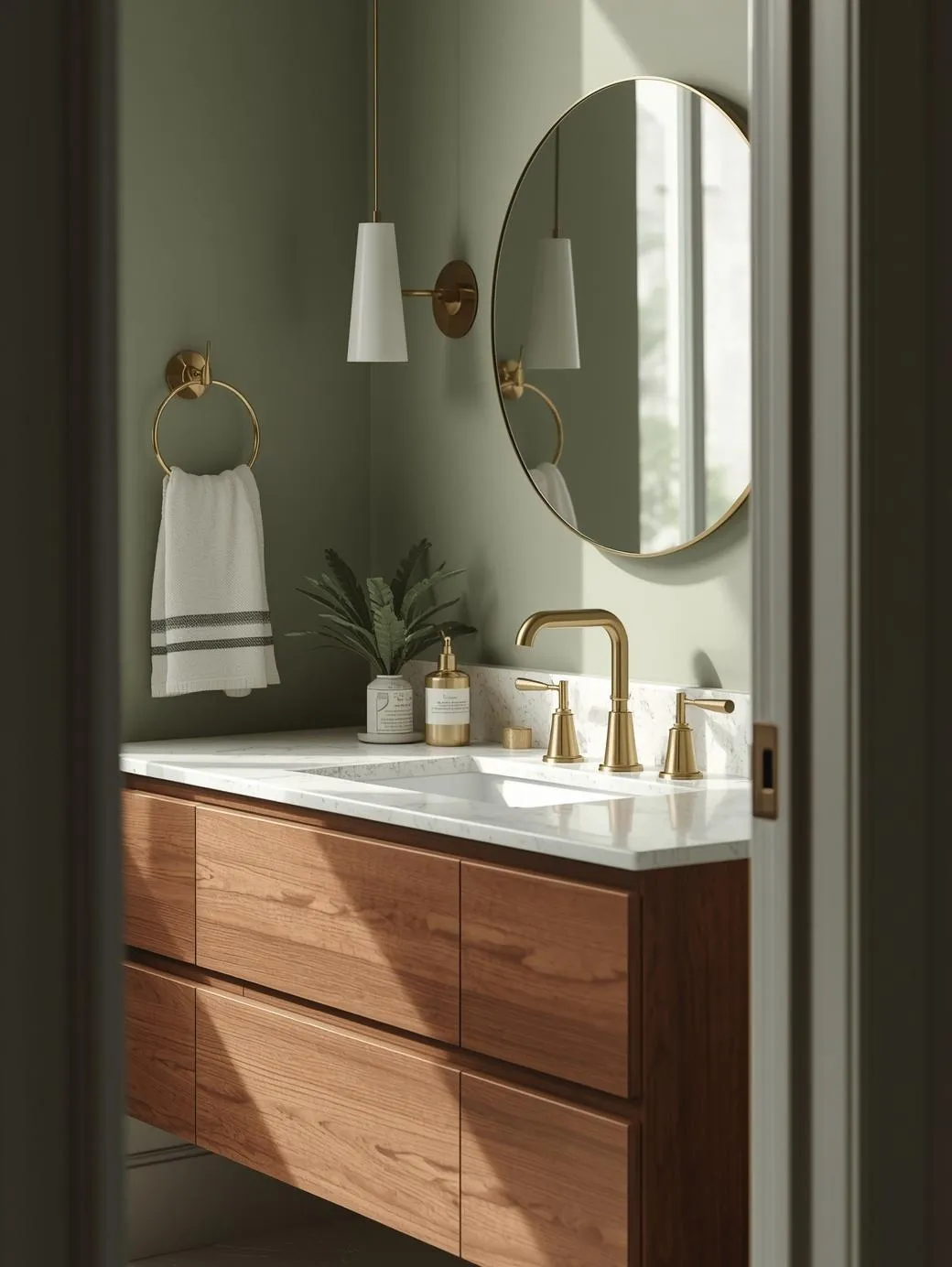 Female Green Washroom