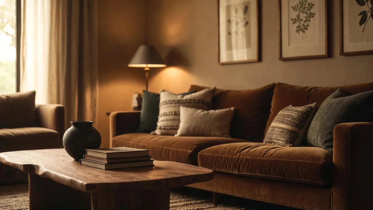 warm cozy living room