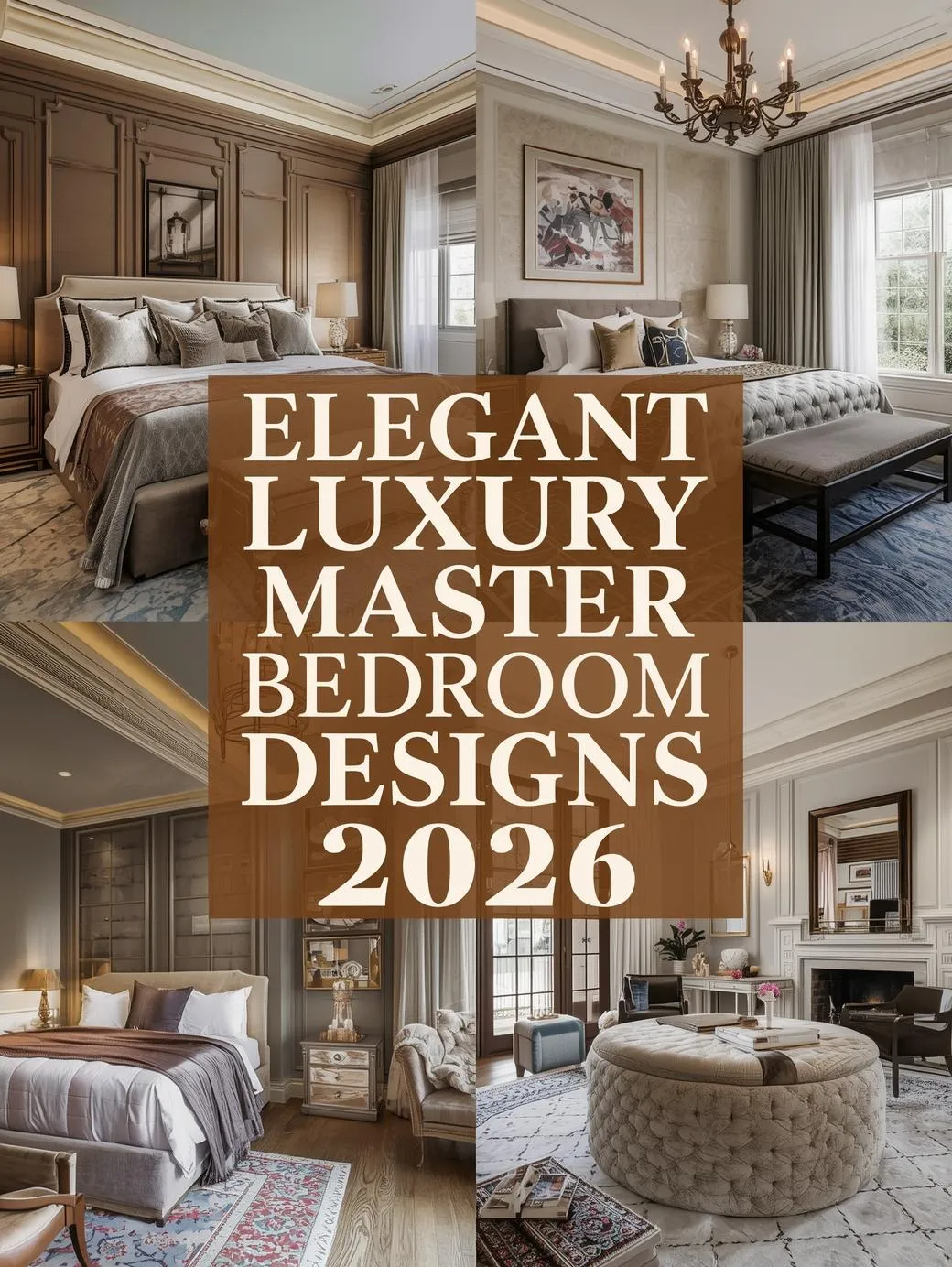 Elegant Luxury Master Bedroom Designs 2026